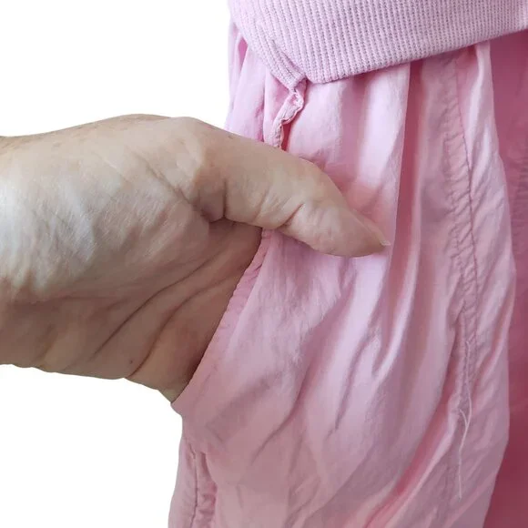 NEW Gola x Anthropologie Direct Kick Twofer Preppy Soccer Romper Light Pink - Picture 9 of 13